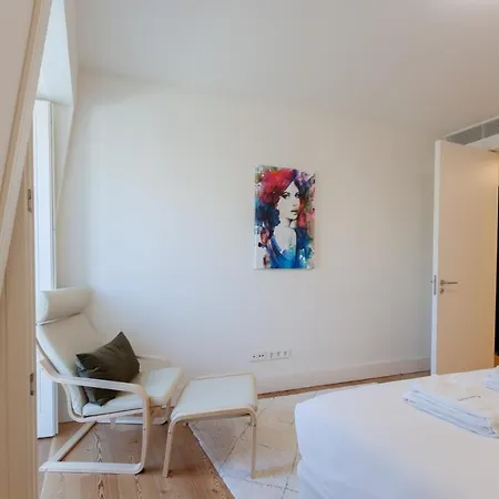 公寓 Flh Praca Comercio Artistic Flat With Balcony *