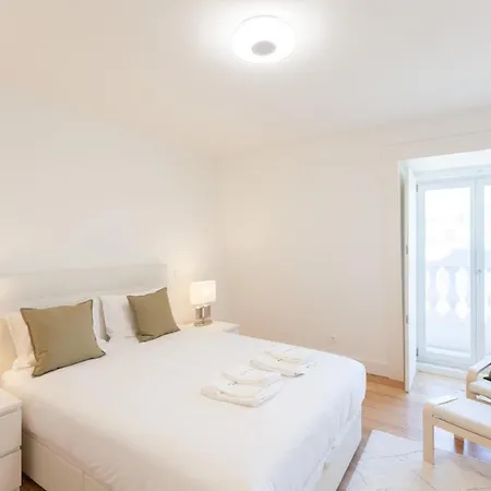 Flh Praca Comercio Artistic Flat With Balcony Lejlighed Lisboa