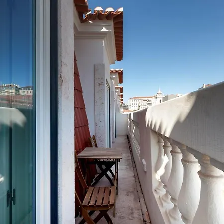 Flh Praça Comércio Artistic Flat With Balcony Apartamento *
